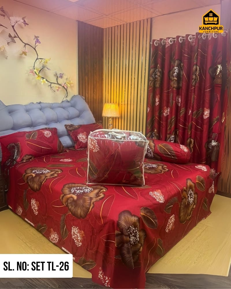 ৫ পিছ সেট লাক্সারী টুইল কমফোর্টার TL-26
